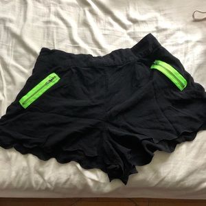 Material Girl Scalloped Shorts